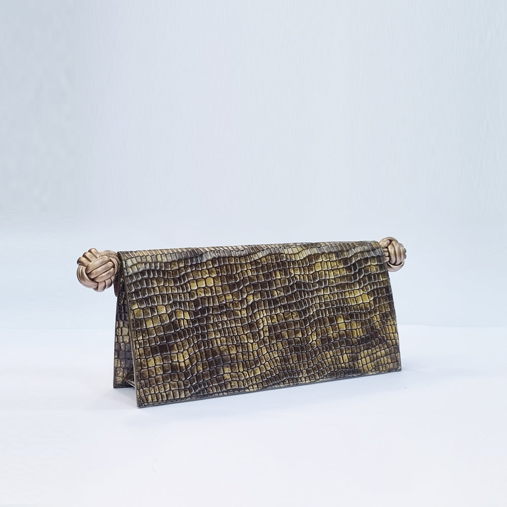 The Scroll Bag - Serpent Green