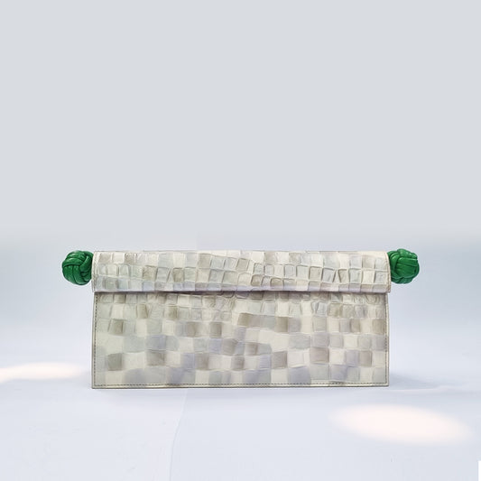 The Scroll Bag - Moonstone Leather