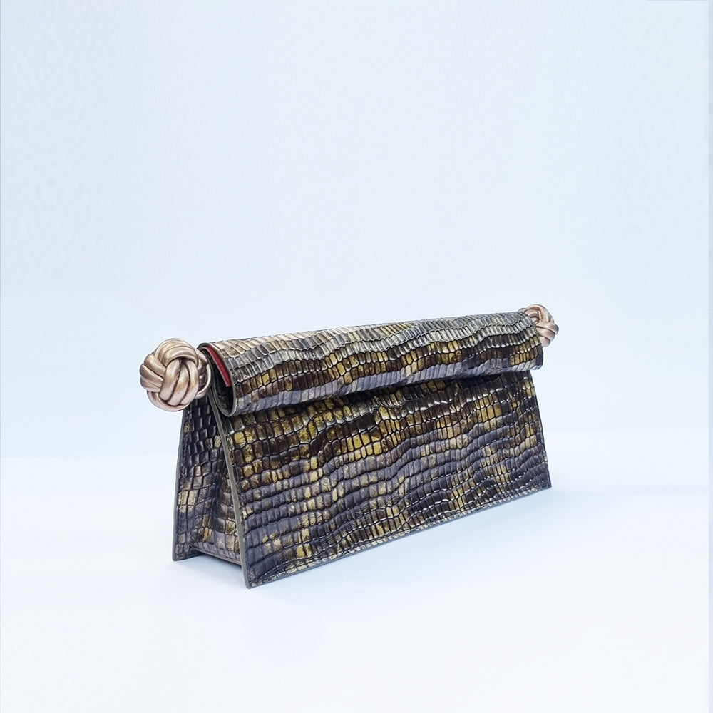 The Scroll Bag - Serpent Green