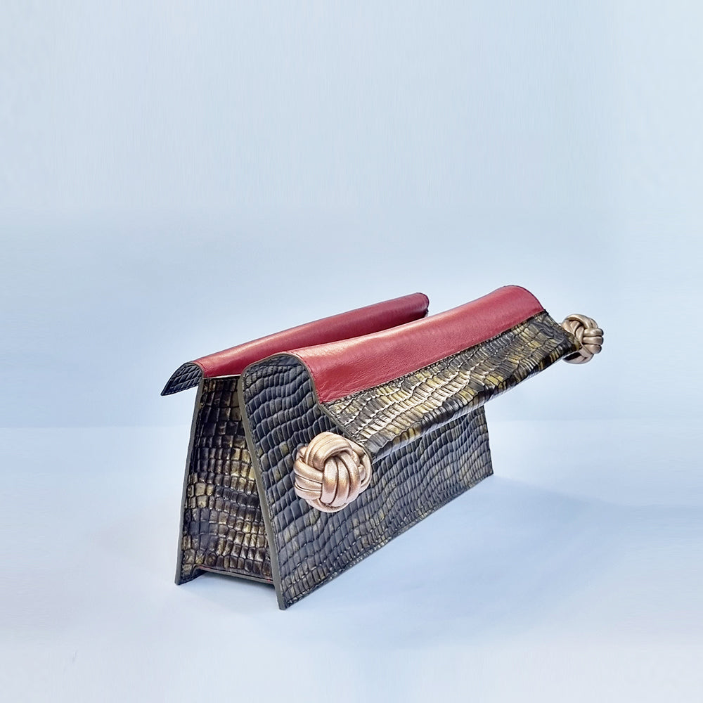 The Scroll Bag - Serpent Green