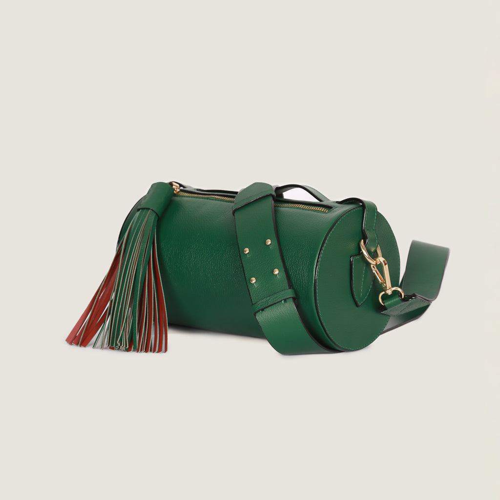 The Green Barrel Bag